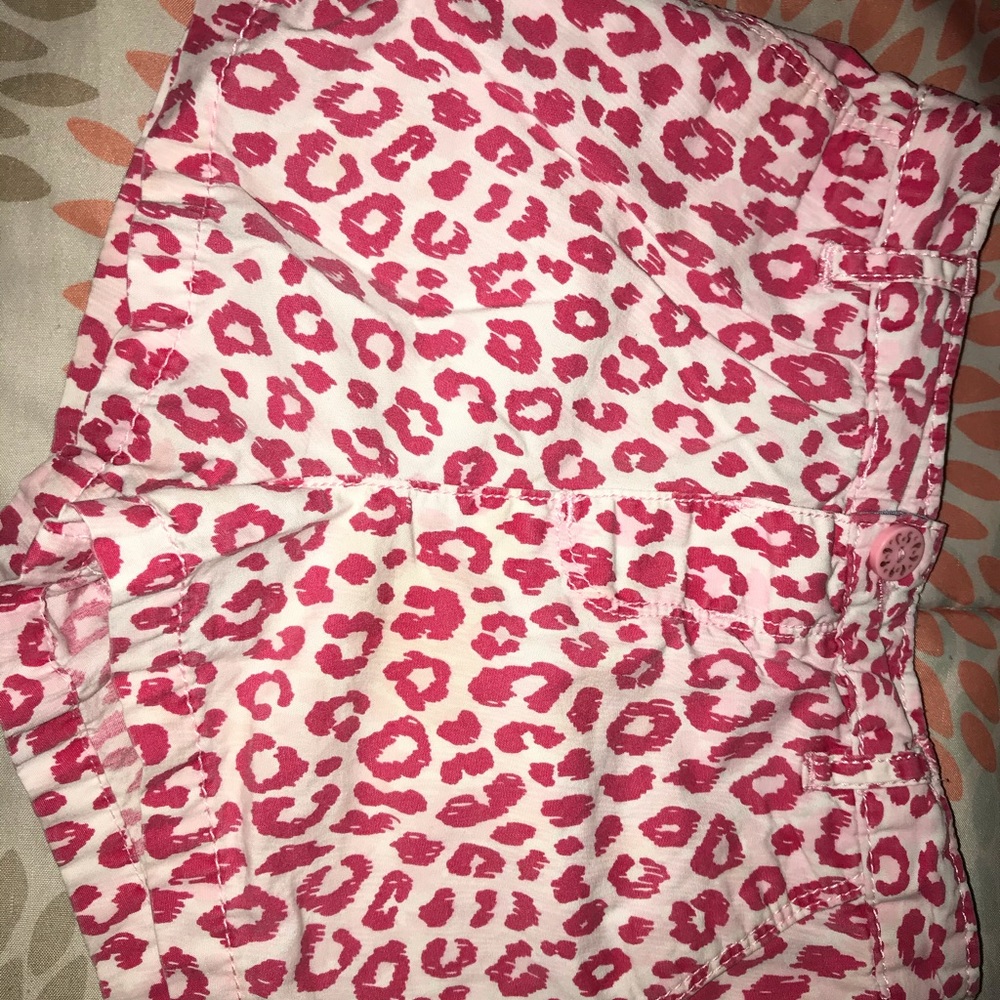 Cheetah pink print shorts